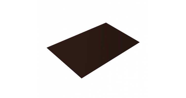 Плоский лист 0,4 PE RAL 8017 шоколад