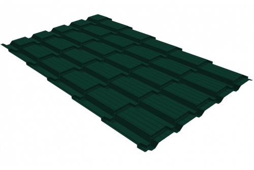 Профиль волновой квадро профи 0,45 PE полиэстер RAL 6005 зеленый мох