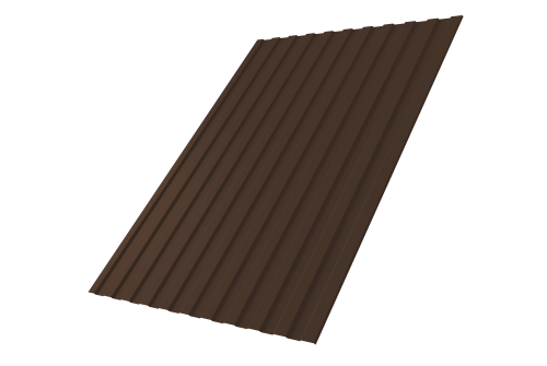 Профнастил С8А 0,5 Satin Мatt RAL 8017 шоколад