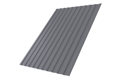 Профнастил С8А 0,4 PE RAL 7004 сигнальный серый