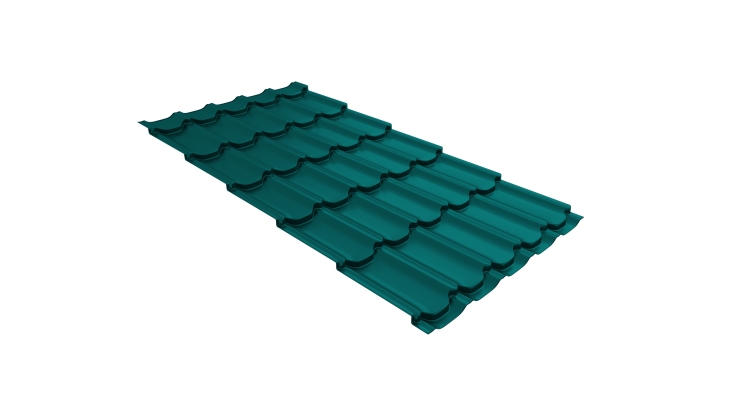 Профиль волновой квинта плюс 0,45 PE RAL 5021 водная синь