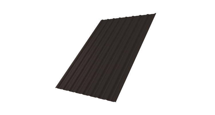 Профнастил С10A 0,45 Drap RR 32 темно-коричневый