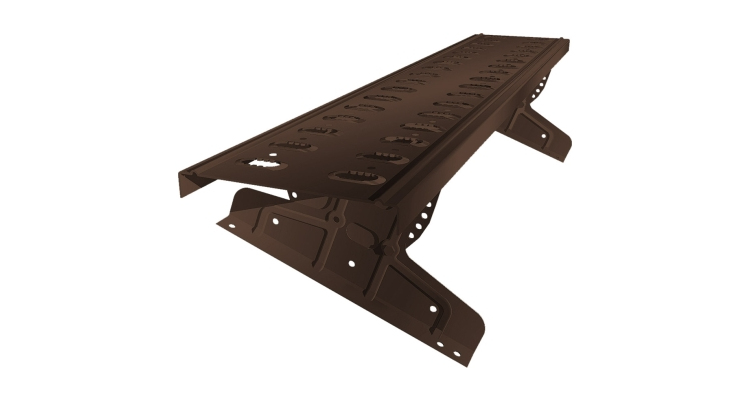 Мостик переходной для натуральной черепицы 1,25 RAL 8017